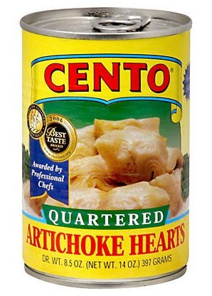 CENTO Quartered Artichoke Hearts