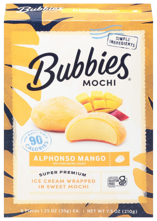 BUBBIES Mango Mochi Ice Cream