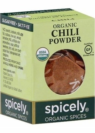 SPICELY ORGANICS Organic Chili Powder Box