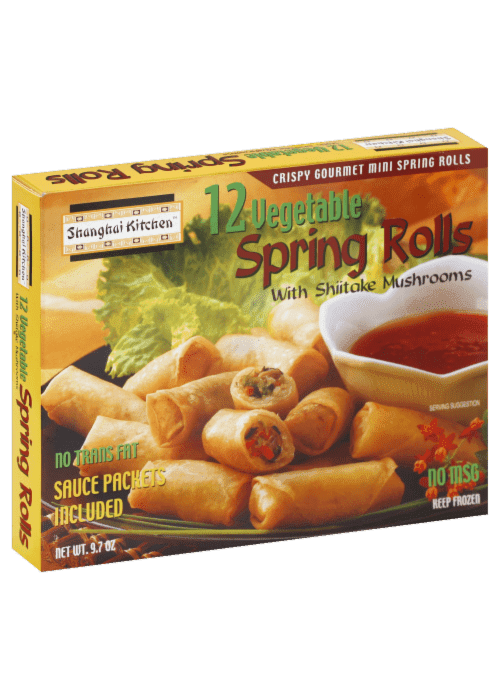 SHANGHAI KITCHEN Vegetable Spring Rolls 12pc