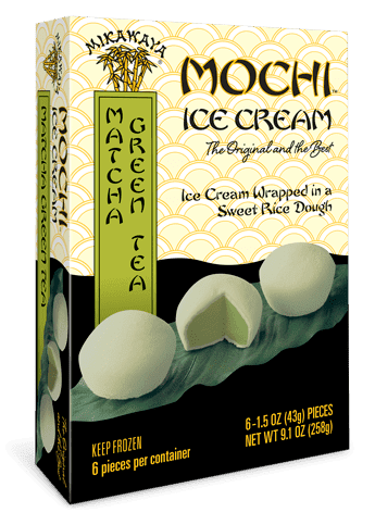 MIKAWAYA Matcha Green Tea Mochi Ice Cream