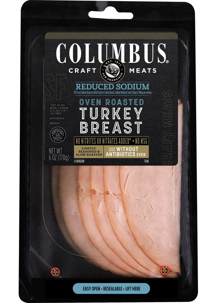 COLUMBUS Oven Roasted Sliced Turkey Breast