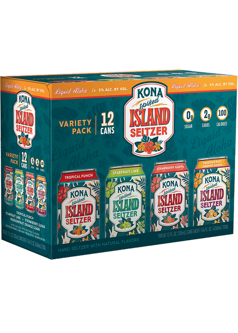 KONA Spiked Seltzer Island Variety 12PK
