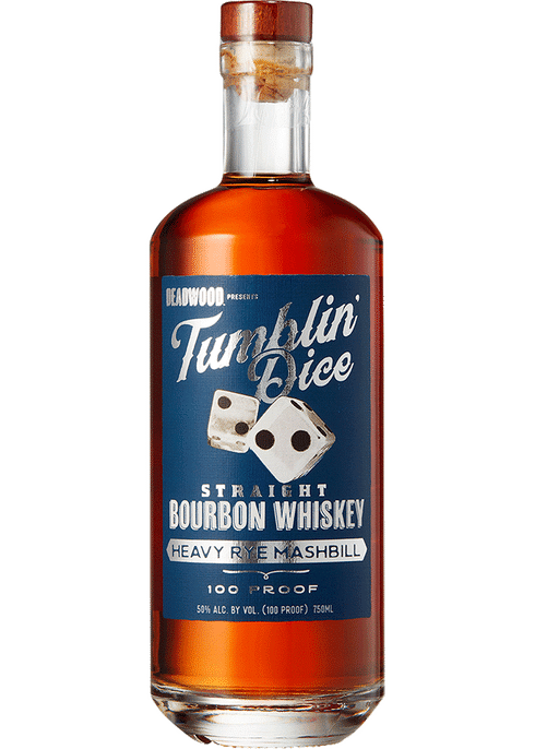 DEADWOOD Tumblin' Dice Straight Bourbon Whiskey