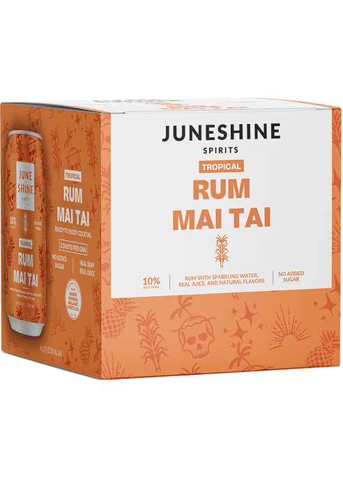 JUNESHINE Tropical Rum Mai Tai 4 Pack