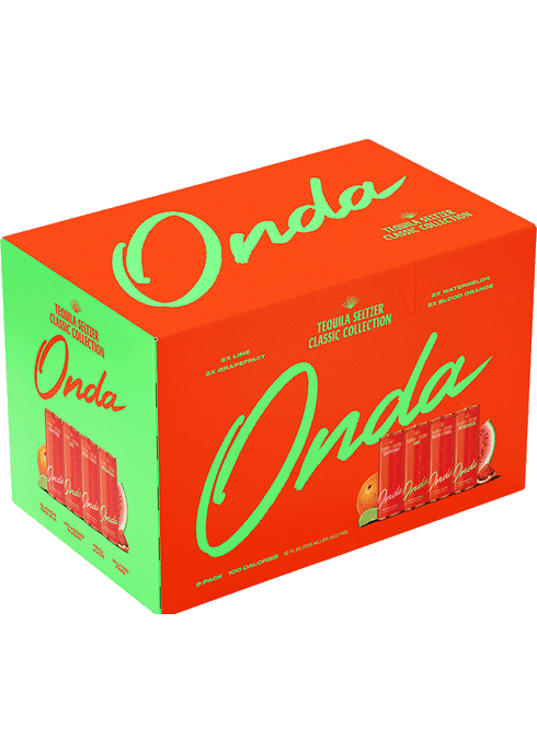 ONDA TEQUILA SELTZER Variety Pack Classic 8PK
