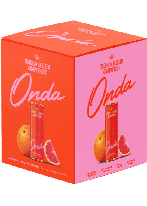 ONDA TEQUILA SELTZER Grapefruit 4PK