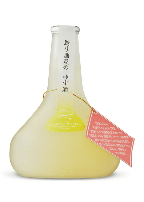 HOMARE SAKE Junmai Yuzu Shu Aladdin Bottle