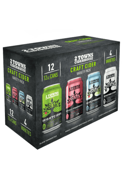 2 TOWNS CIDERHOUSE Craft Cider Variety Pack 12pk