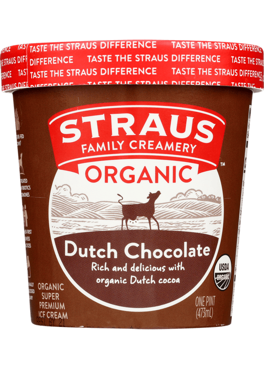 STRAUS Original Dutch Chocolate Ice Cream