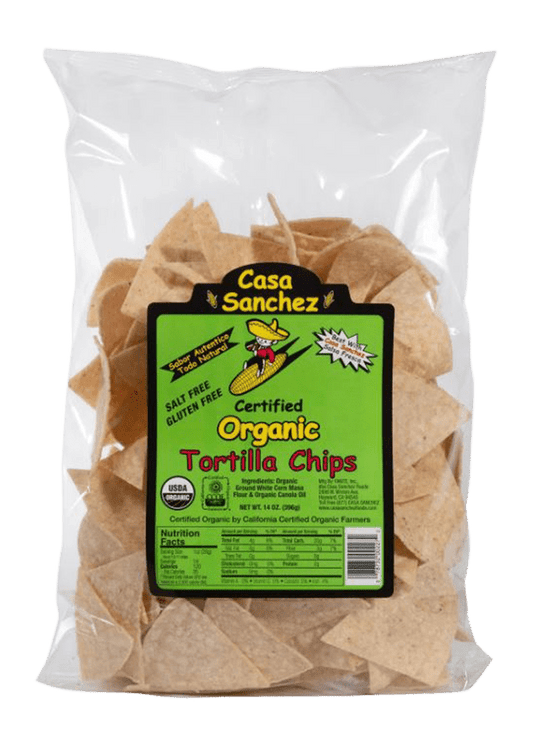 CASA SANCHEZ Certified Organic Tortilla Chips