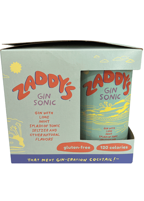ZADDY'S GIN Gin Sonic 4PK