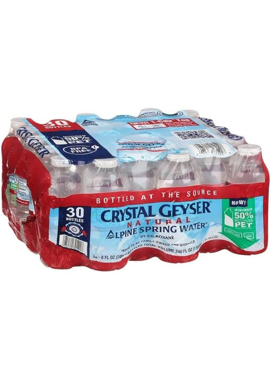 CRYSTAL GEYSER Spring Water 30pk