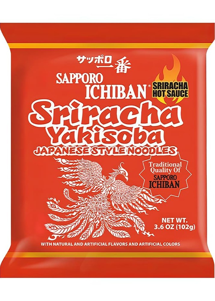 SAPPORO ICHIBAN Sriracha Yakisoba