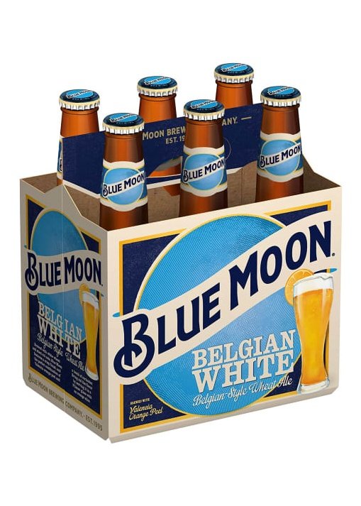 BLUE MOON Belgian White Ale 6 Pack
