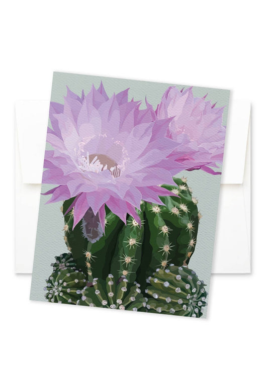 FAIRE Modern Cactus Botanical Birthday Card