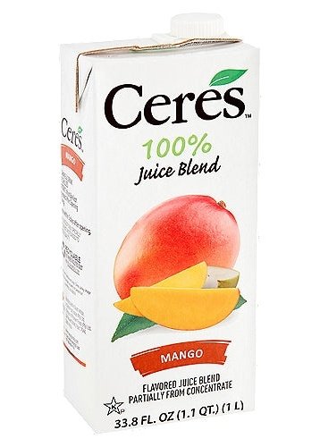 CERES Mango Juice Box