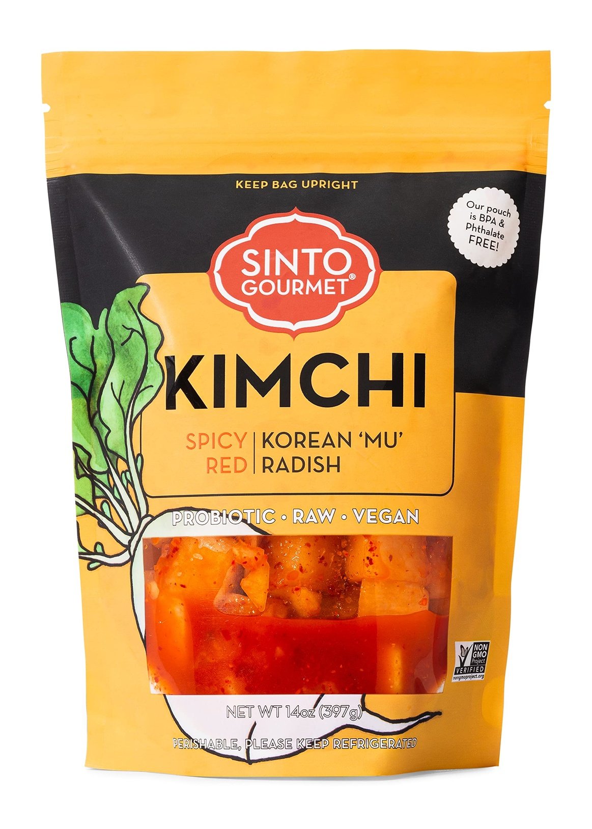 SINTO GOURMET Spicy Korean 'Mu' Kimchi