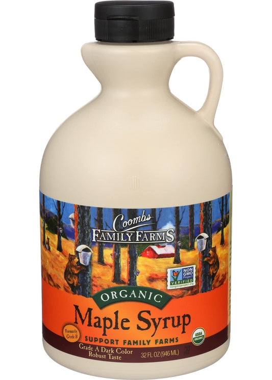 COOMS FAMILY FARMS Grade A Organic Maple Syrup