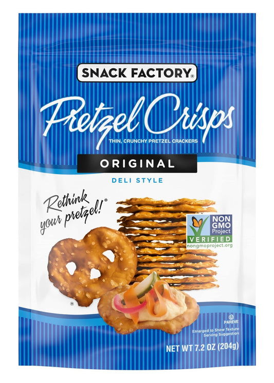 SNACK FACTORY Original Pretzel Crisps