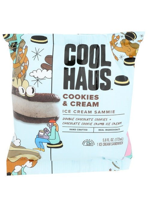 COOLHAUS Cookies & Cream Ice Cream Sammie