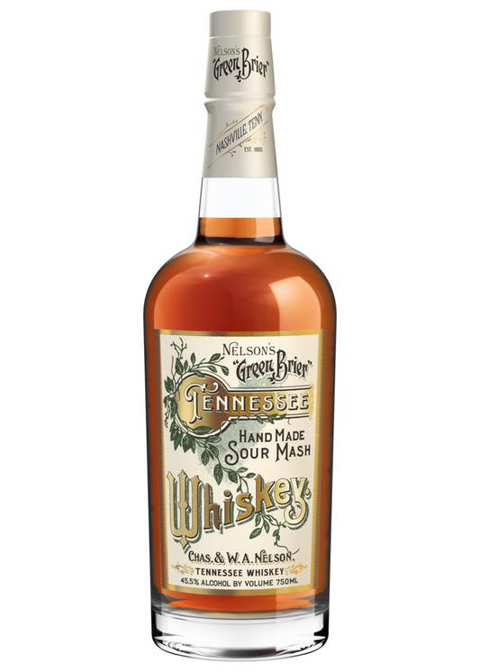 NELSON'S GREEN BRIER Hand Made Sour Mash Whiskey