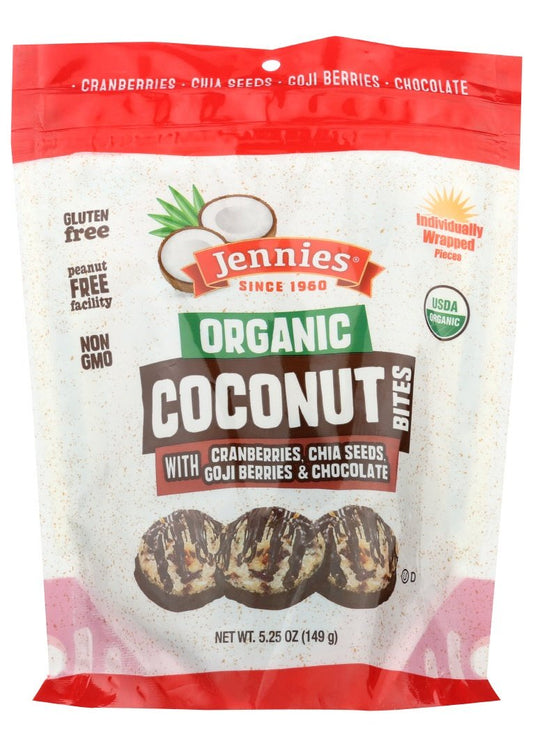 JENNIE'S Organic Cranberry Goji Coconut Bites