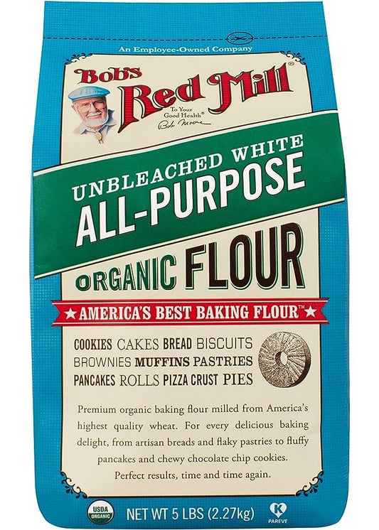 BOB'S RED MILL Organic Unbleached All-Purpose White Flour