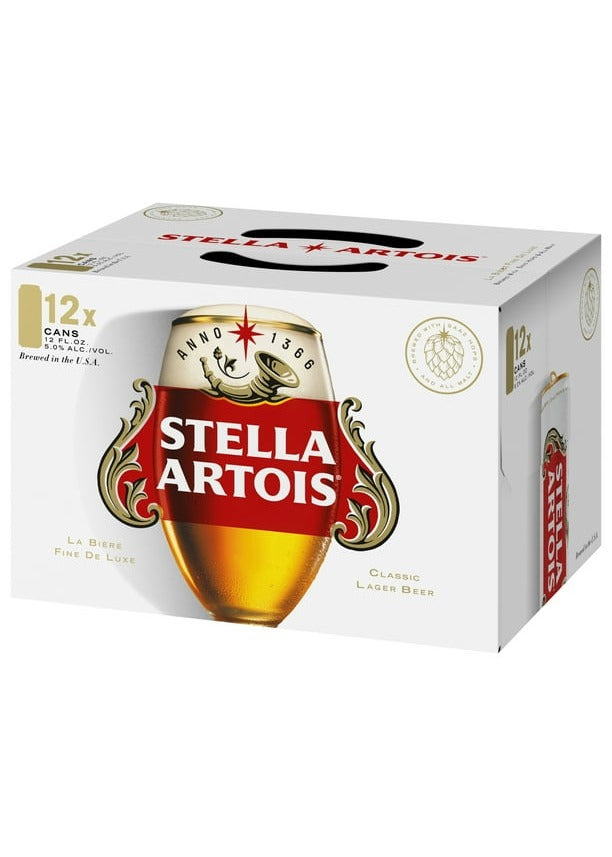STELLA ARTOIS Premium Lager 12 Pack Cans