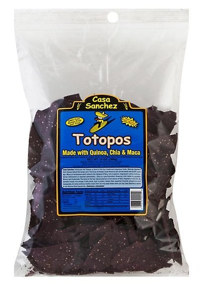 CASA SANCHEZ Totopos Blue Corn Tortilla Chips