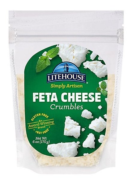 LITEHOUSE Simply Artisan Feta Cheese Crumbles