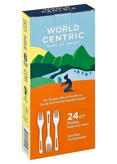 WORLD CENTRIC Plastic Forks