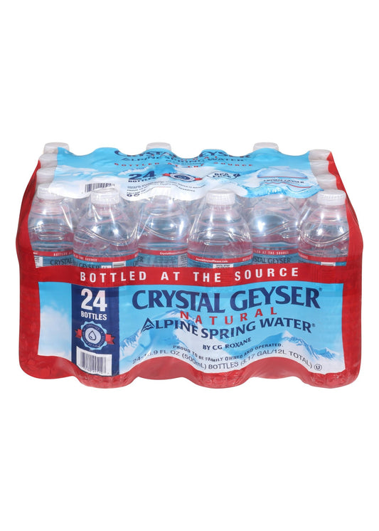 CRYSTAL GEYSER Mineral Water 24pk 500ml