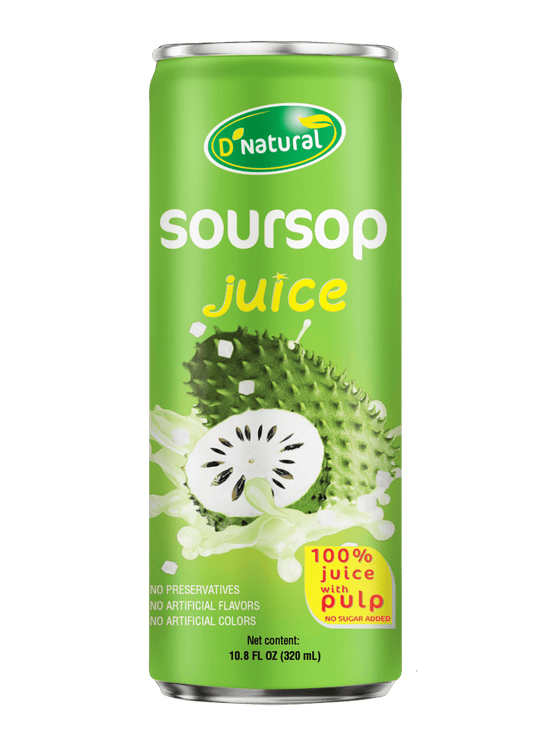 D'NATURAL Soursop Fruit Juice With Pulp