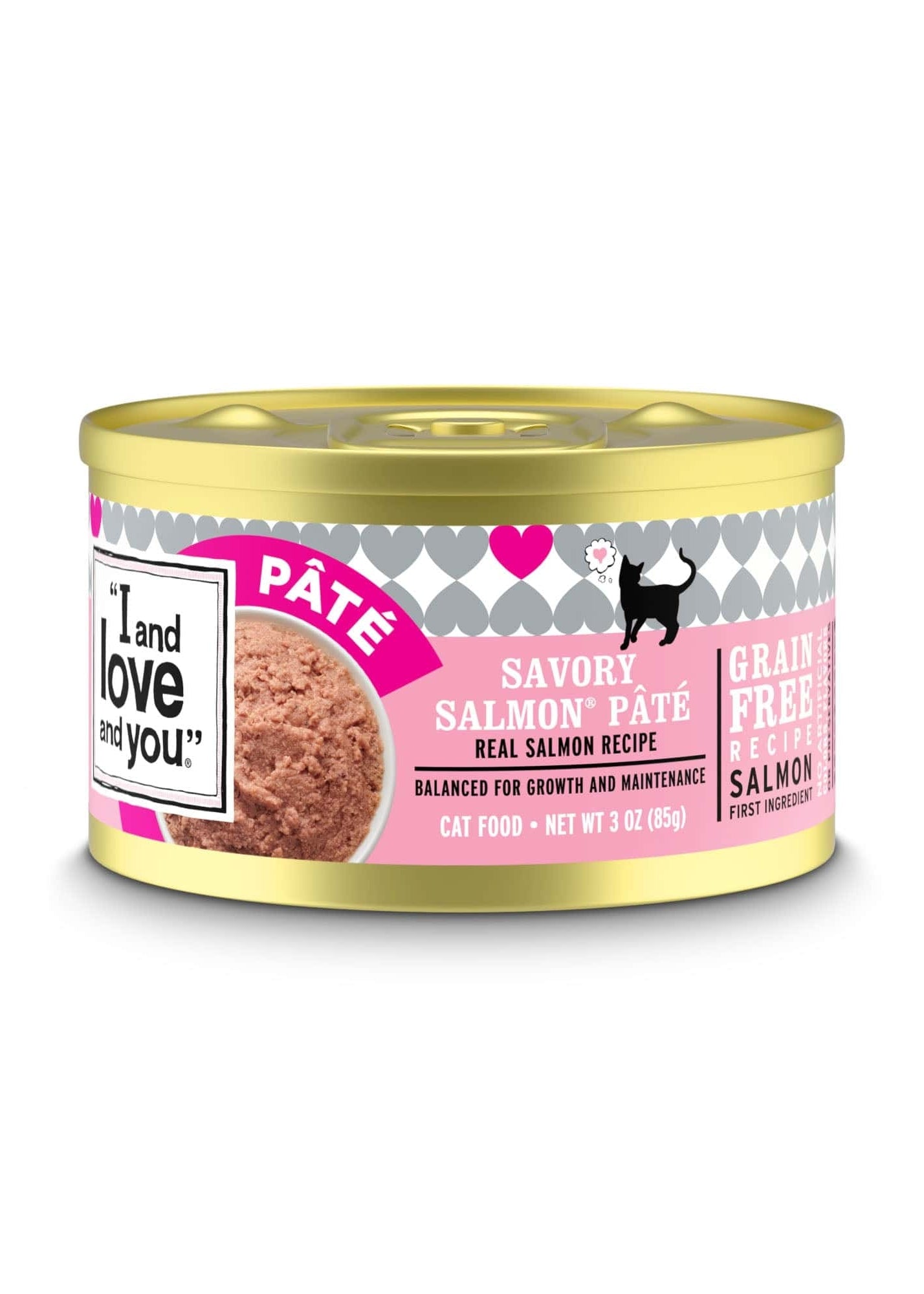 I & LOVE & YOU Salmon Pate Cat Food Can