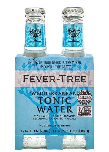 FEVER TREE Mediterranean Tonic Water 4 Pack