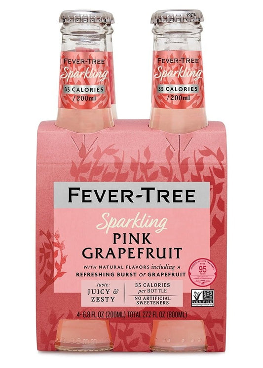 FEVER TREE Sparkling Pink Grapefruit 4 Pack