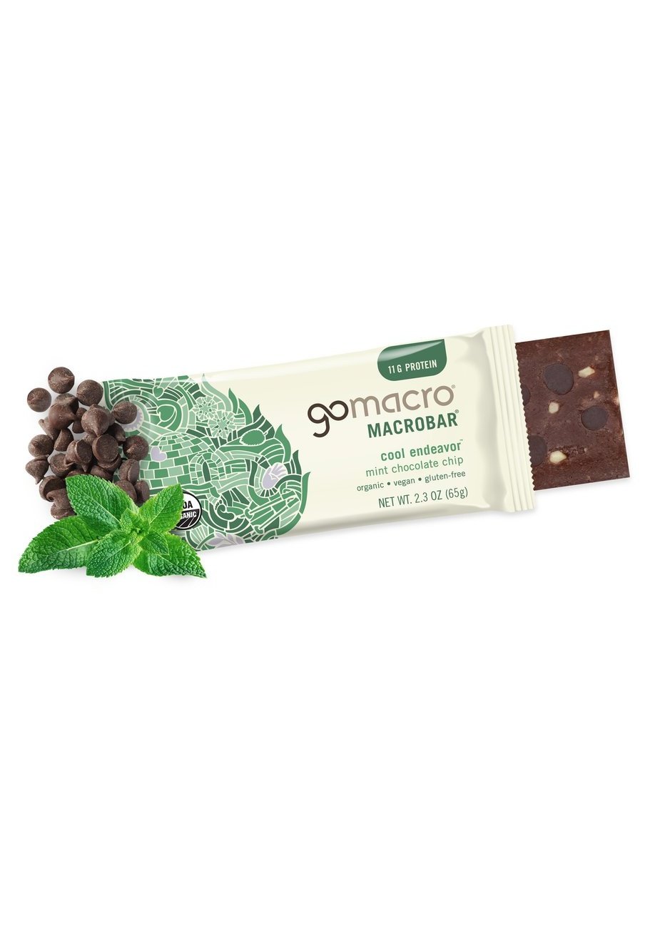 GOMACRO Mint Chocolate Chip Protein Bar