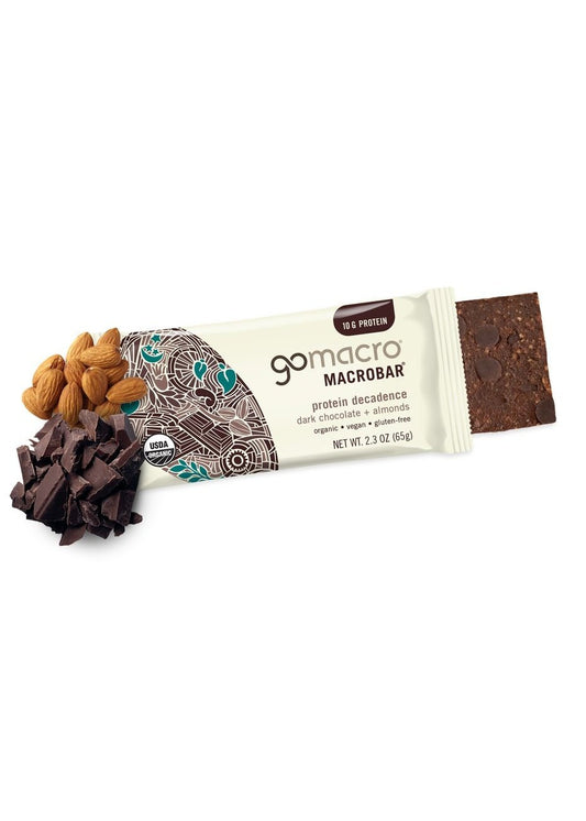 GOMACRO Almond Dark Chocolate Protein Bar