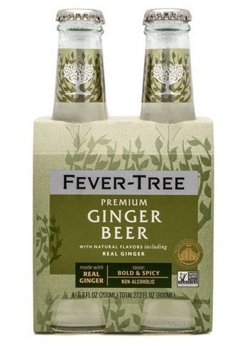 FEVER TREE Premium Ginger Beer 4 Pack