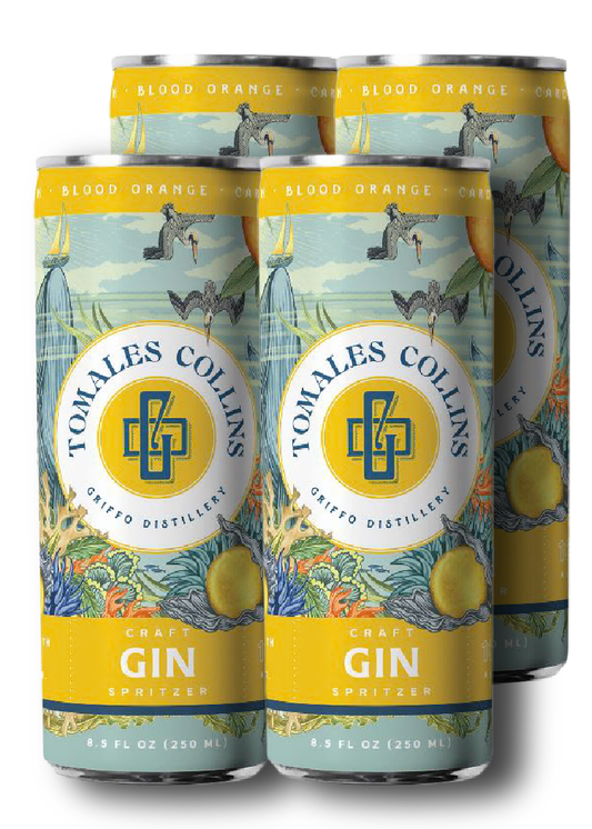 GRIFFO DISTILLERY Tomales Collins Gin Cocktail 4PK