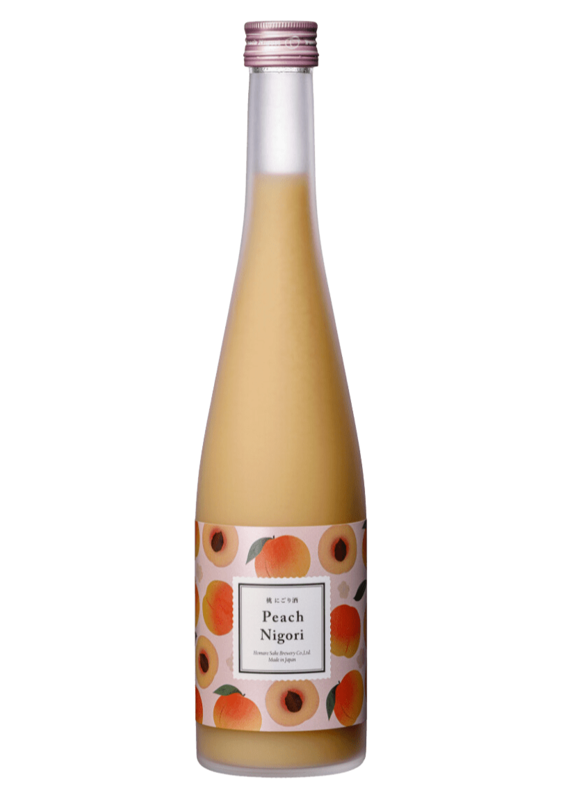 HOMARE SAKE Peach Nigori Flavored Sake