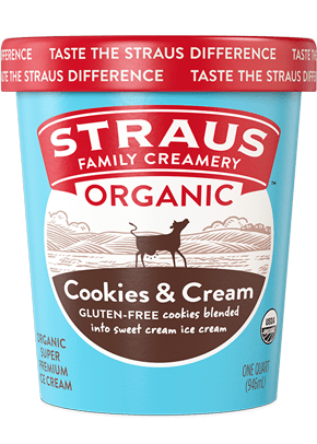 STRAUS Cookies n' Cream Ice Cream