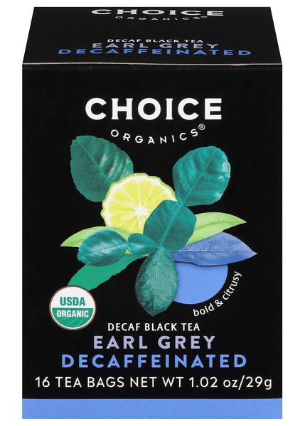 CHOICE ORGANICS Organic Decaf Earl Grey Black Tea