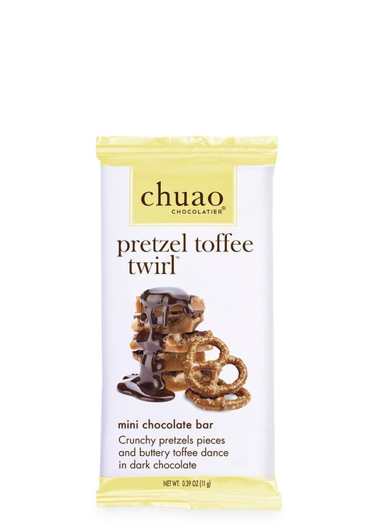 CHAUAO CHOCOLATIER Pretzel Toffee Twirl Mini Bar