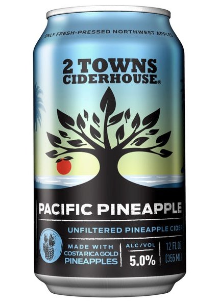 2 TOWNS CIDERHOUSE Pacifc Pineapple