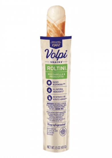 VOLPI Roltini Mozzarella & Prosciutto Singles