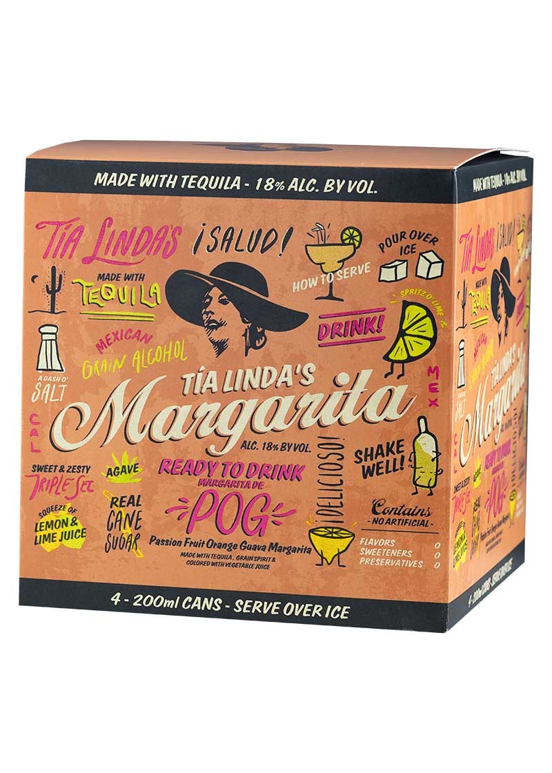 TIA LINDA'S P.O.G. Margarita 4 Pack