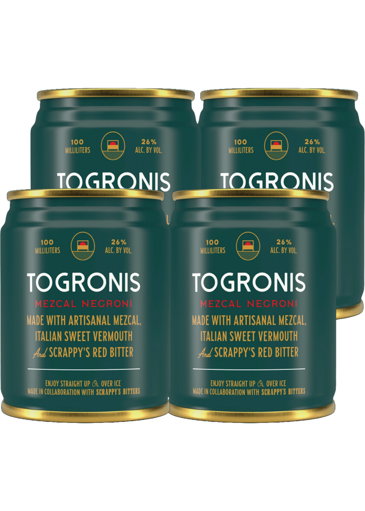 TOGRONIS Mezcal Negroni 4 Pack