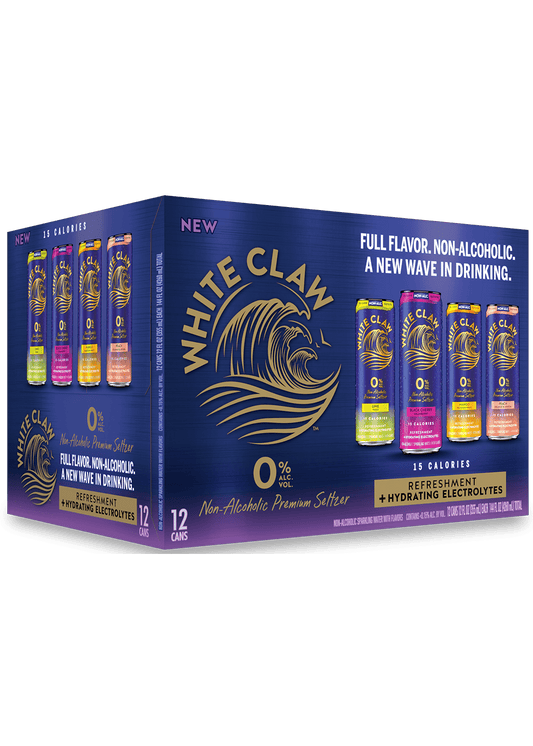 WHITE CLAW Non-Alcoholic Seltzer 12 Pack